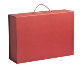 Коробка Case, подарочная, красная