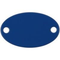 Шильдик металлический Alfa Oval, синий