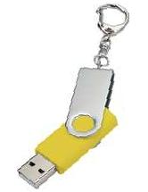 USB-флеш-карта, желтая, 4 Гб