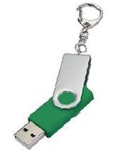 USB-флеш-карта, зеленая, 4 Гб