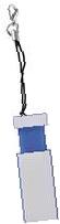 USB-флеш-карта SLIDE на 4 Гб, синяя