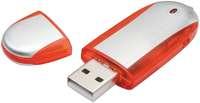 USB-флеш-карта красная, на 8 Гб