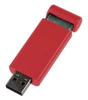 USB флеш карта Click, красная, 8 Гб