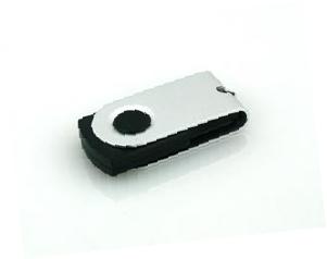 USB-флеш карта "Мини", серебристая, 4 Гб