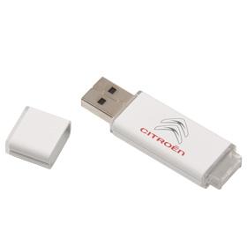 USB-флеш карта "Бриз", белая, 4 Гб