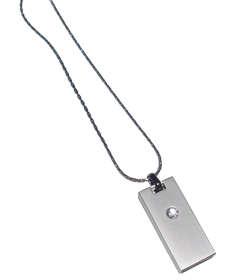 USB-флеш-карта «Кулон» на 4 Гб, светлый металл