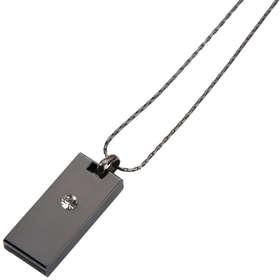 USB-флеш-карта «Кулон», темный металл, 4 Гб